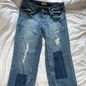 bp Blue Jeans with Patches
